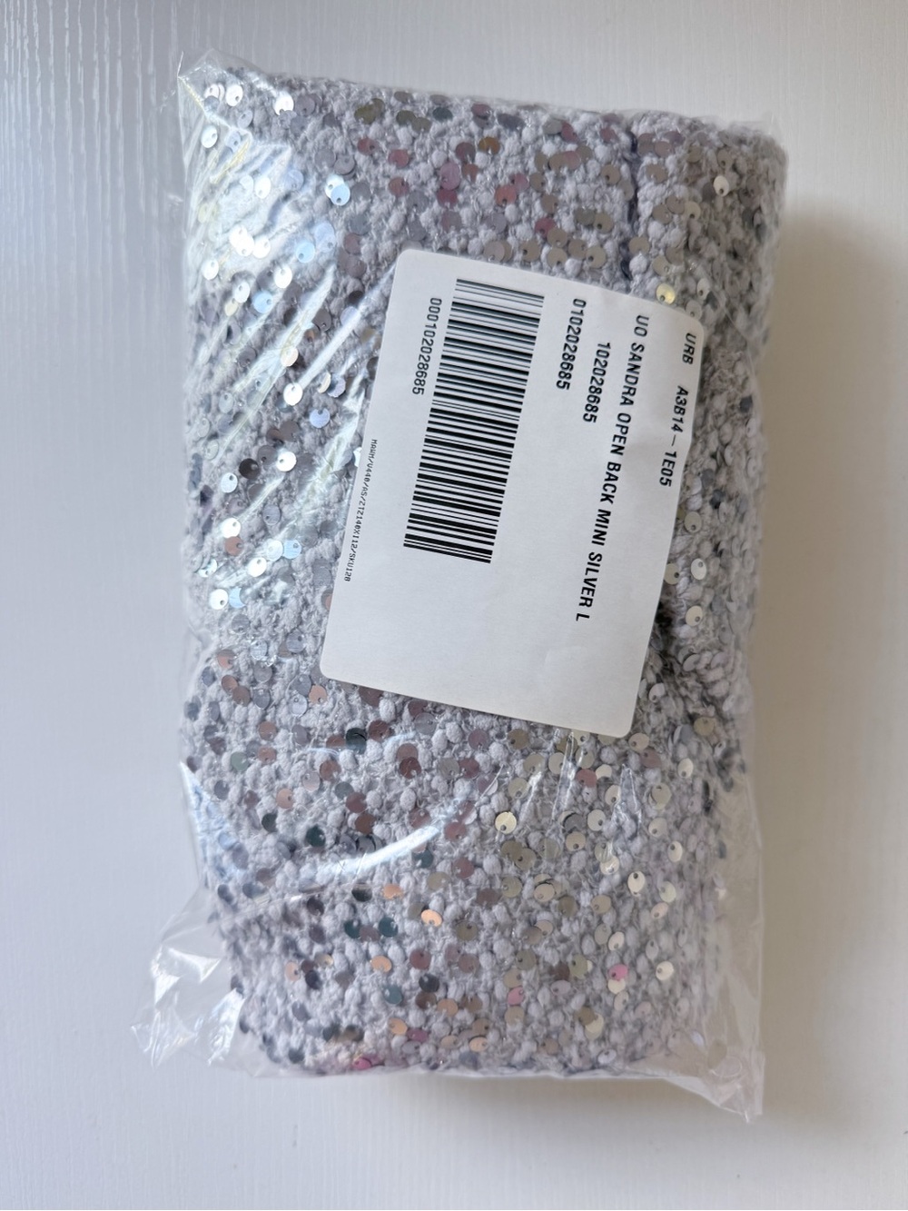 Urban Outfitters | That's Showbiz Sandra Open Back Bell Sleeve Sequin Mini Dress - Picture 6 of 9